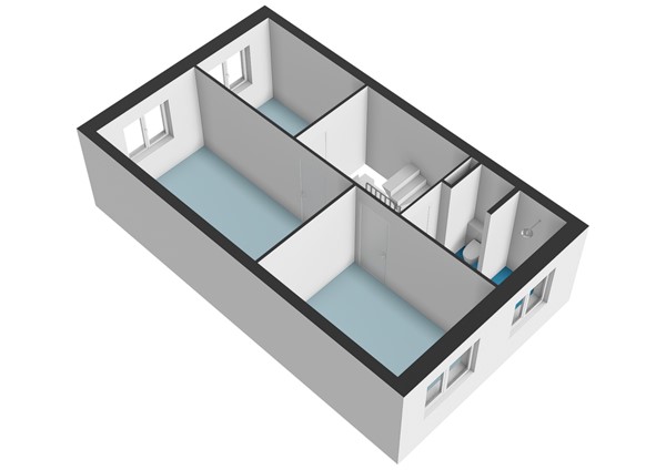 Floorplan - Elementenweg 66, 3201 LG Spijkenisse